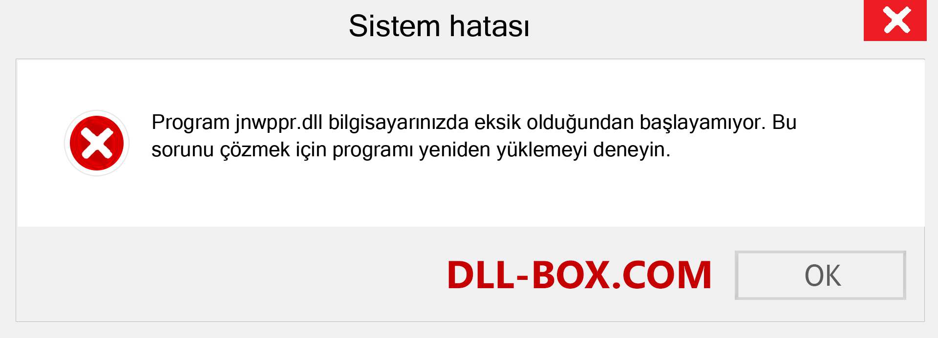 jnwppr.dll dosyası eksik mi? Windows 7, 8, 10 için İndirin - Windows'ta jnwppr dll Eksik Hatasını Düzeltin, fotoğraflar, resimler